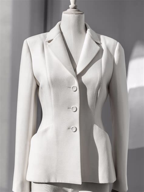 white christian dior jacket